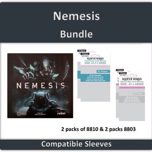Nemesis Base Game" Kompatibel Sleeve Bundle (8810 X 2 + 8803 X 2)