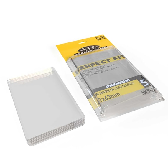 american standard card sleeves Board Game  Vault X US 100 Micron thickness Perfect Fit Premium Mini American