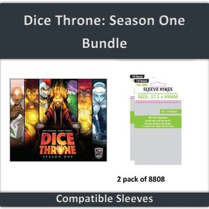 Dice Throne: Season One" Kompatibel Sleeve Bundle (8808 X 2)