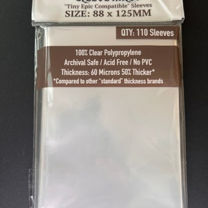 Sleeve Kings "Tiny Epic Compatible" Sleeves (88x125mm) - 110 Pack, -SKS-8818