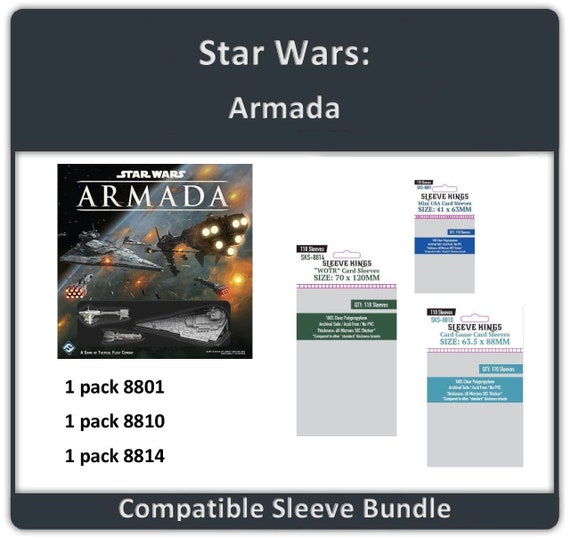 Star Wars: Armada" Compatible Sleeve Bundle (8801 X 1 + 8810 X 1 + 8814 X  1) - Etsy
