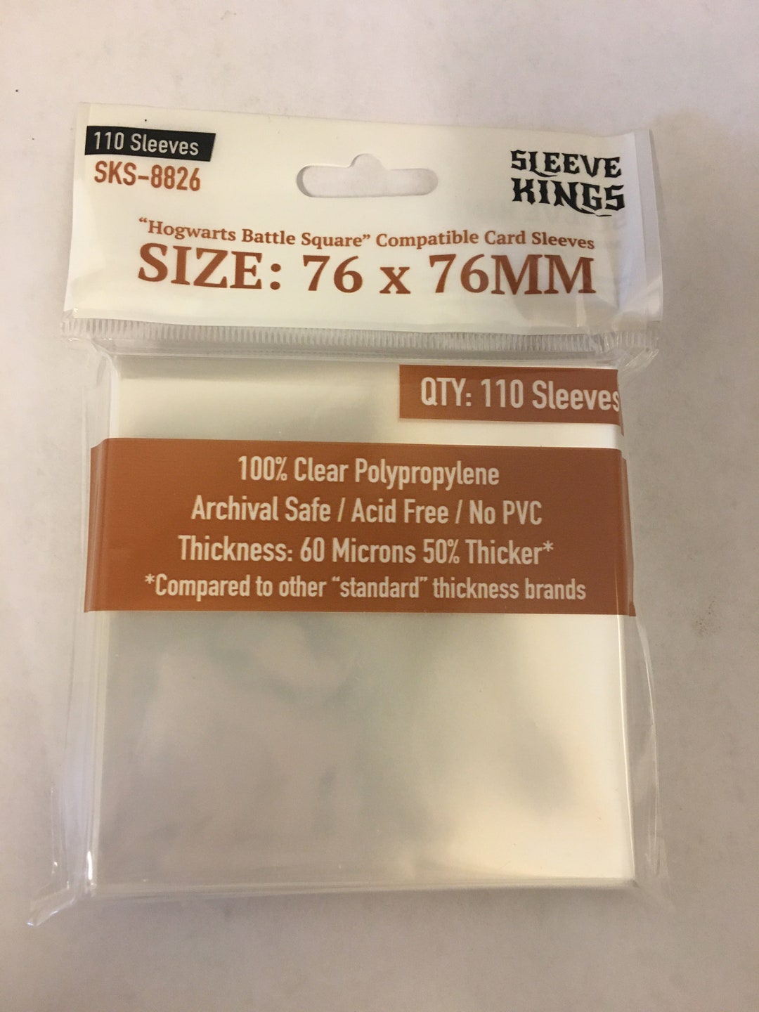Hogwarts Battle Square Compatible" Sleeves (76x76mm) - 110 Pack, SKS-8826 -  Etsy Hong Kong