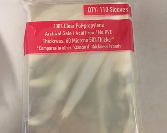 Super Large" Sleeves (89x146mm) - 110 Pack, SKS-8831