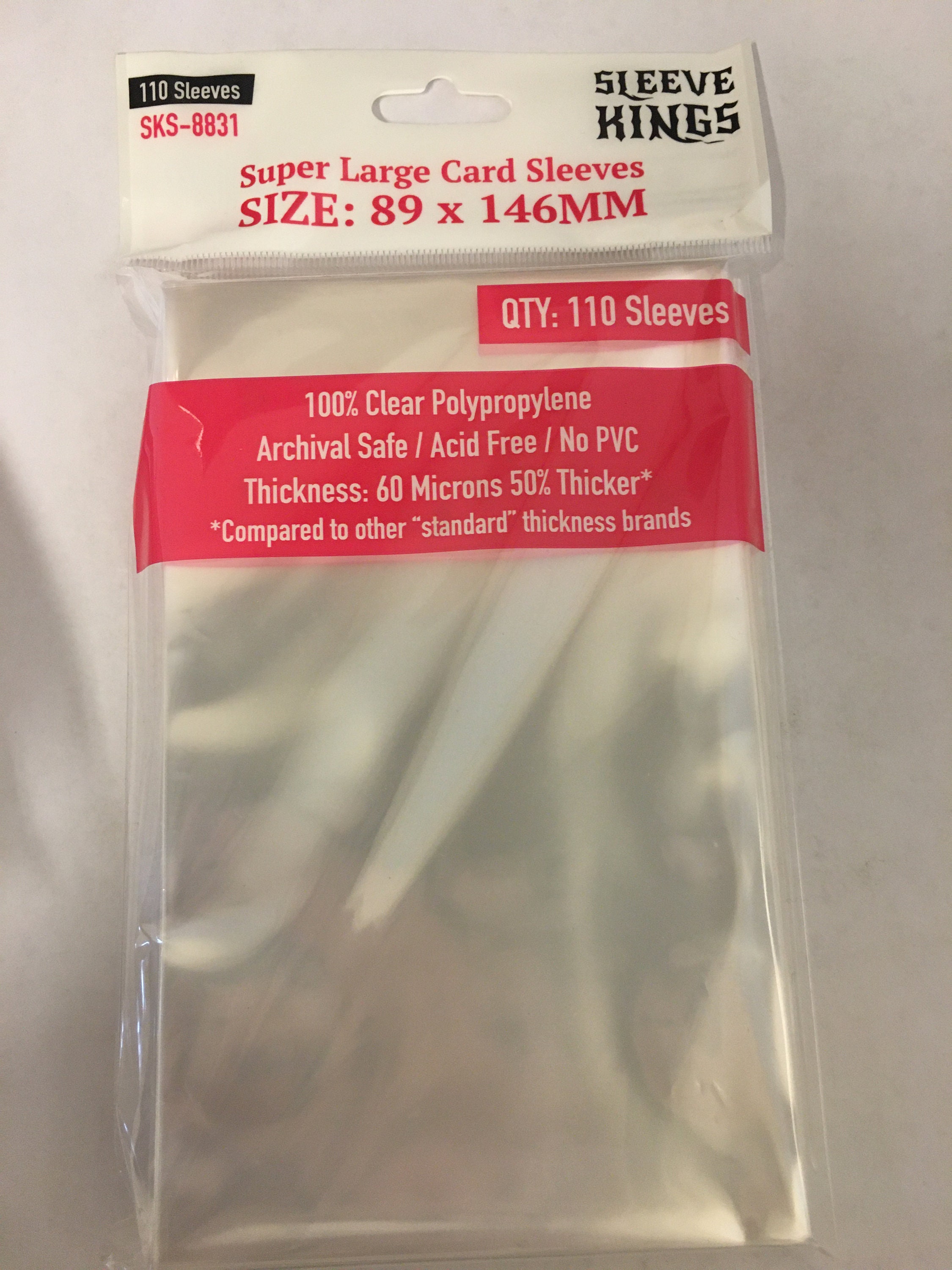 Super Large" Sleeves (89x146mm) - 110 Pack, SKS-8831 - Etsy Super Large" Sleeves (89x146mm) - 110 Pack, SKS-8831 - Etsy