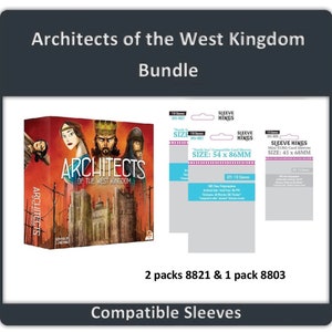 Architects of the West Kingdom&quot; Compatible Sleeve Bundle (8803 X 1 + 8821 X 2)
