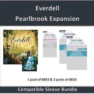 Everdell + Pearlbrook Expansion&quot; Compatible Sleeve Bundle (8810 X 2  8803 X 1)
