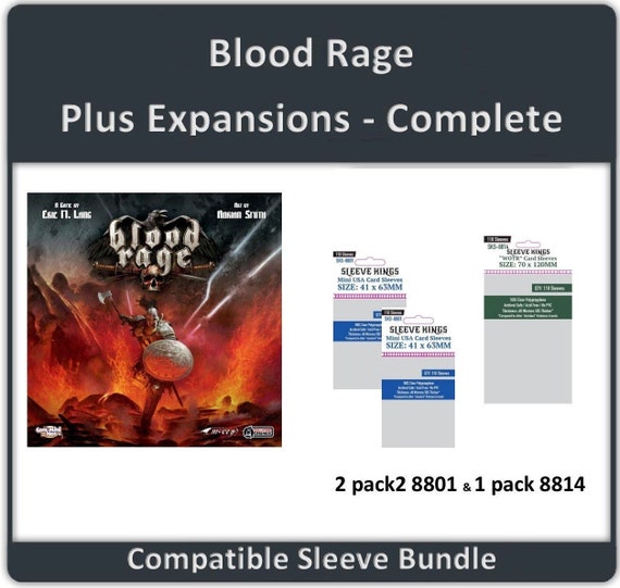 blood rage card sleeves Ultra Pro Card Sleeves, Green main image 0