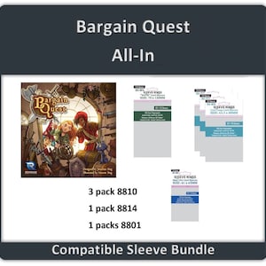 Bargain Quest All In&quot; Compatible Sleeve Bundle (8810 X 3 + 8801 X 1  8814 X 1)