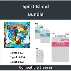 Spirit Island"-compatibele sleevebundel (8803 x 1 + 8810 x 2 8832 x 1)