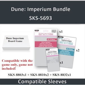 Dune: Imperium Compatible Sleeve Bundel (8803 X 1 + 8810 X 2 + 8832 X 1)