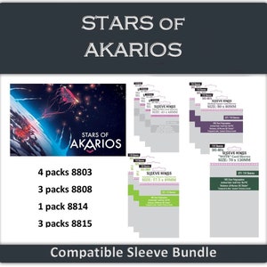 Stars of Akarios"-compatibele hoesbundel (8803 x 4 + 8808 x 3 8814 x 1 8815 x 3)