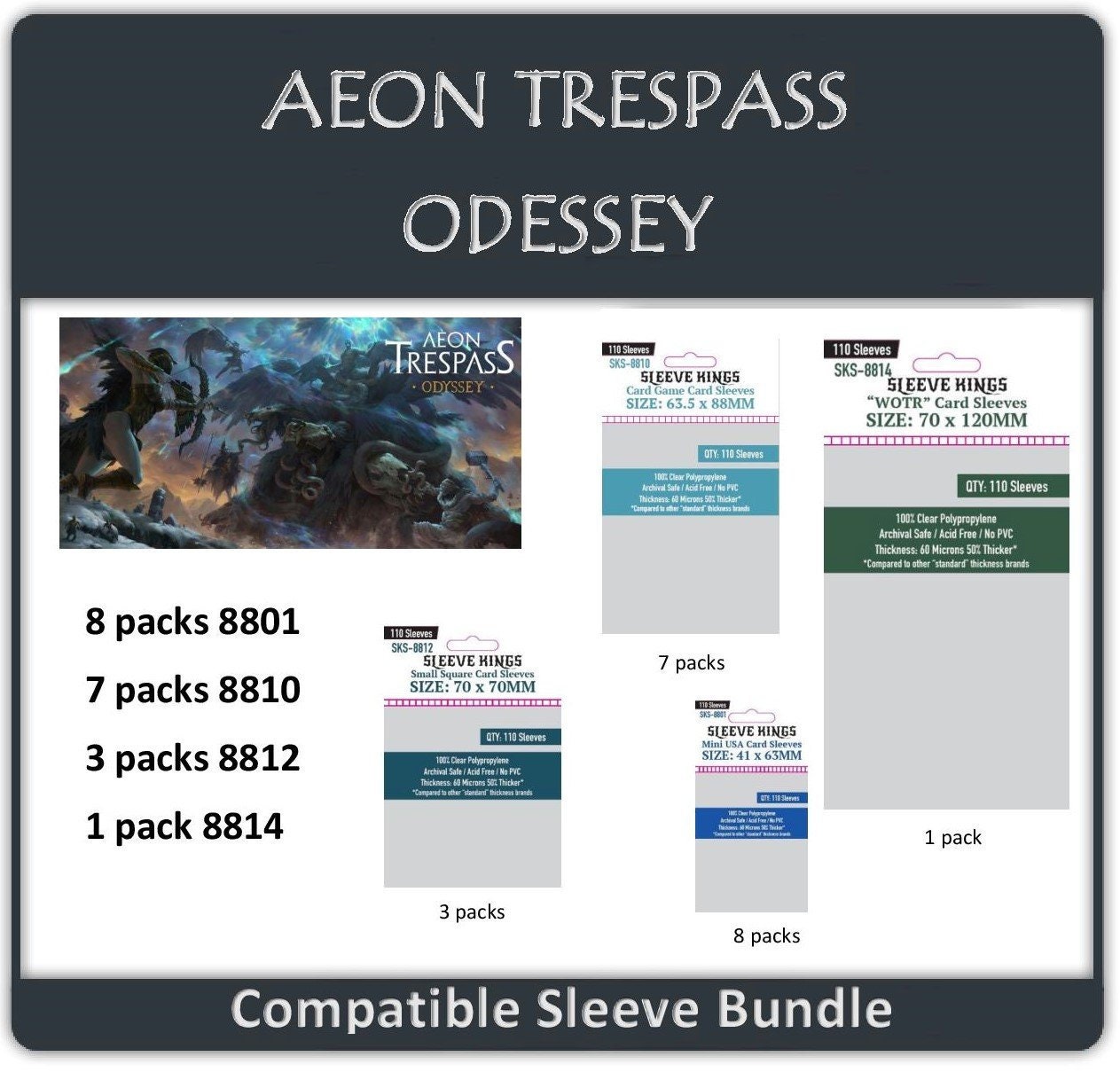 Everdell Allin Compatible Sleeve Bundle 8840 X 2 Etsy