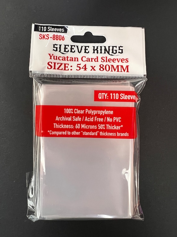 Sleeve Kings Yucatan Card Sleeves (54x80mm) -110 Pack, -SKS-8806 - Etsy