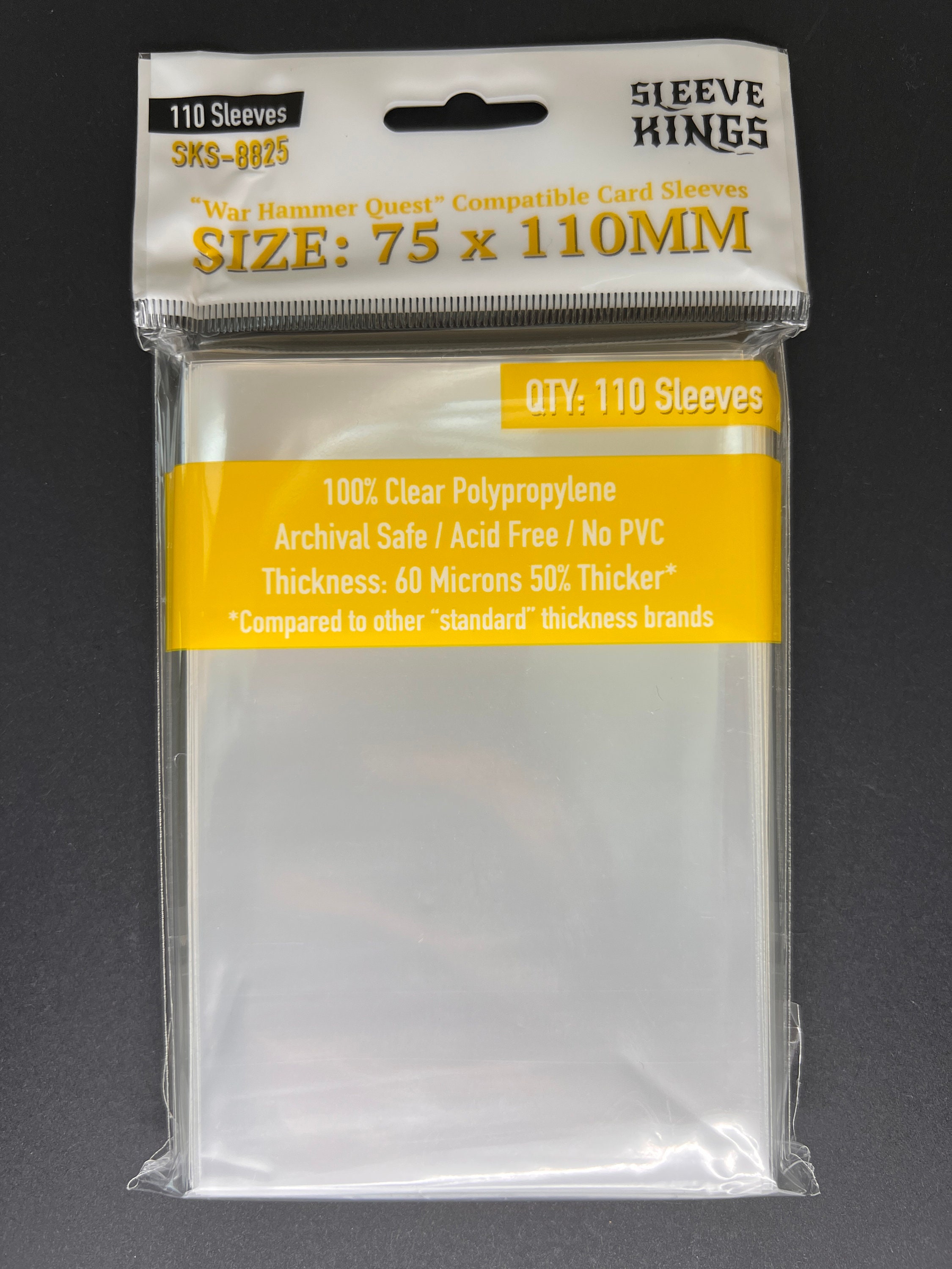 warhammer card sleeves Shadespire: Sleeves: Steelheart's Champion (35 count) - Underworlds 110 pieces War Hammer Quest Compatible" Sleeves