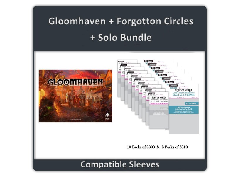 Gloomhaven Circles Solo Compatible Sleeve Etsy