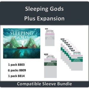 Sleeping Gods + Expansion&quot; Compatible Sleeve Bundle (8803 X 1  8809 X 6  8814 X 1)