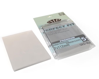 Perfect Fit Prem Mag Oversized Dungeon Sleeves: (87 X 112mm) -55 Pack 100 Microns, SKS-3368
