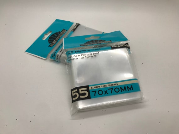 Sleeve Kings - Premium Square Card Sleeves (55 Sleeves) 70mm x 70mm
