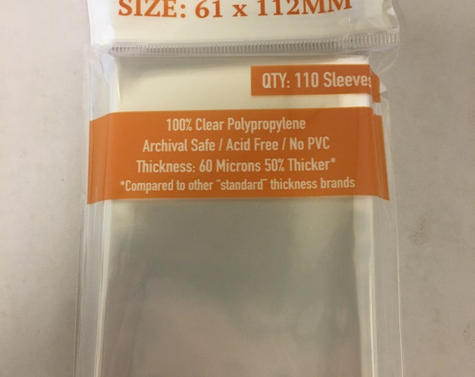 Sleeve Kings Standard USA Card Sleeves 56x87mm 110 Pack Etsy