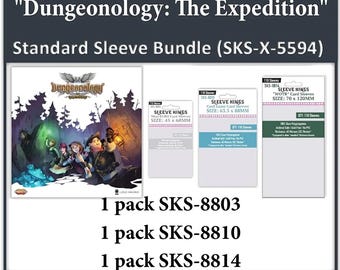 Dungeonology: The Expedition" Compatible Sleeve Bundle (8803 X 1 + 8810 X 1 + 8814 X 1)