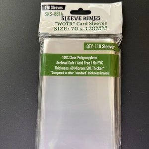Protège-cartes « WOTR » de Sleeve Kings (70 x 120 mm) - lot de 110, -SKS-8814