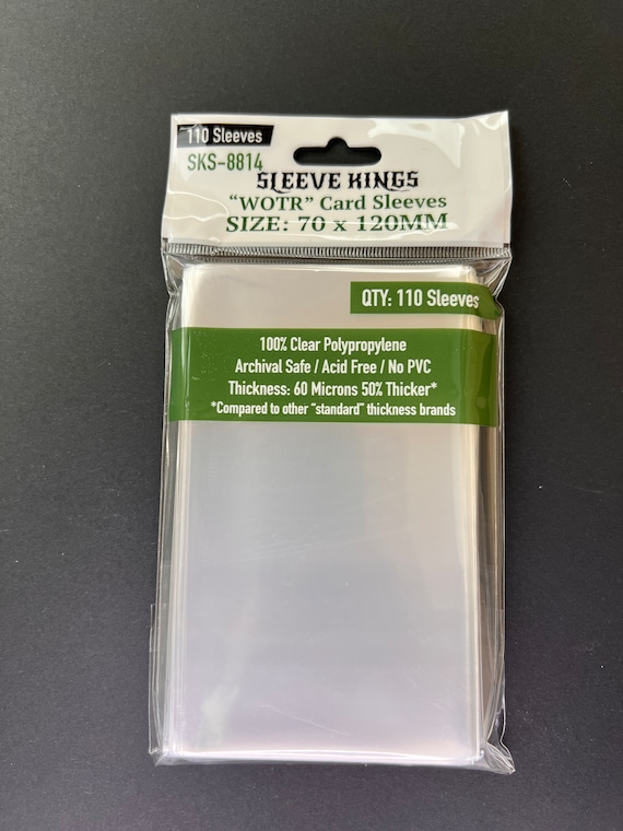 Sleeve Kings Magnum 7 Wonders Card Sleeves (65x100mm) - 110 Pack, -S –  sleevekings
