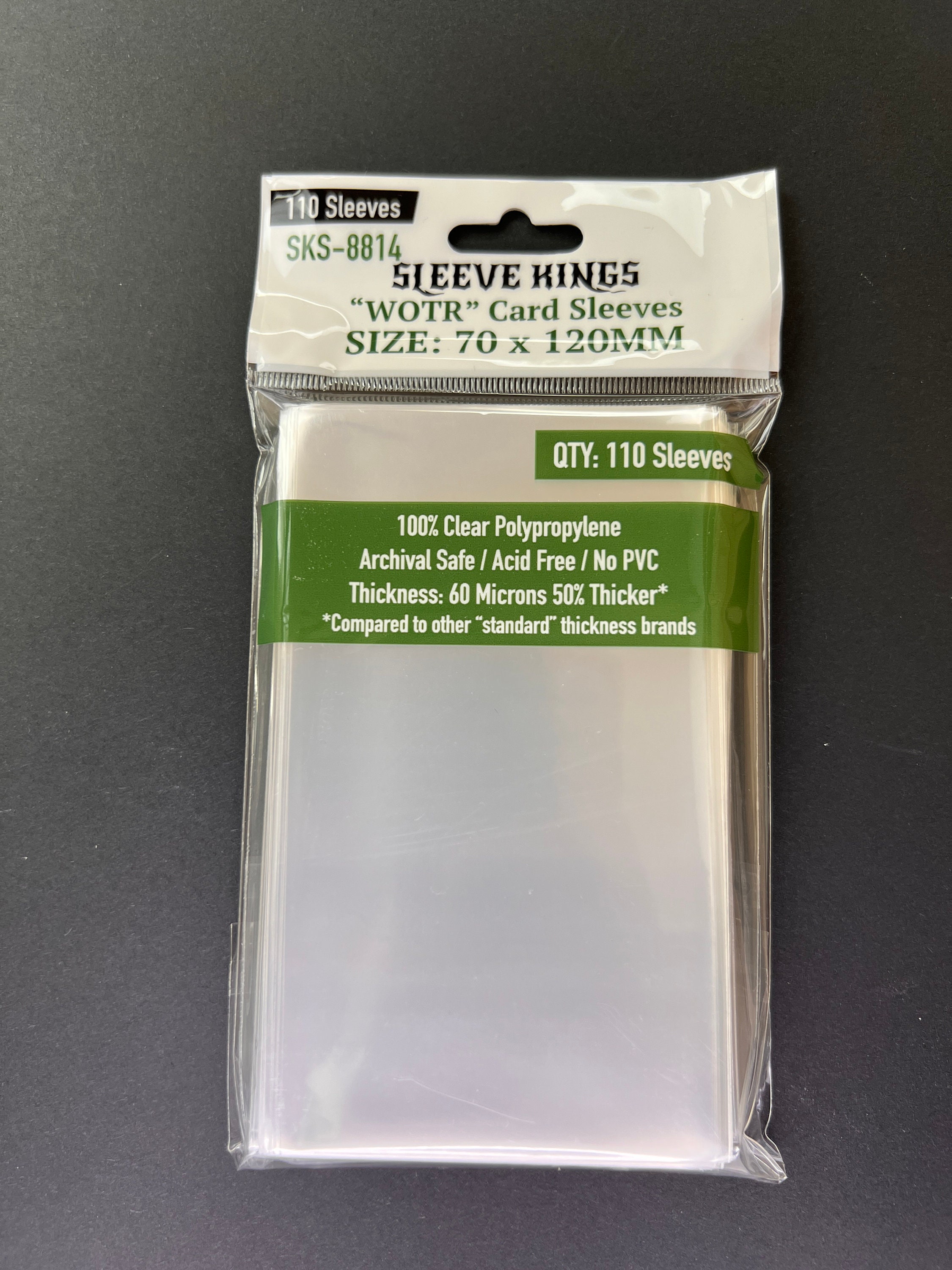 Sleeve Kings "wotr" Card Sleeves (70x120mm) -110 Pack, -SKS-8814 - Etsy