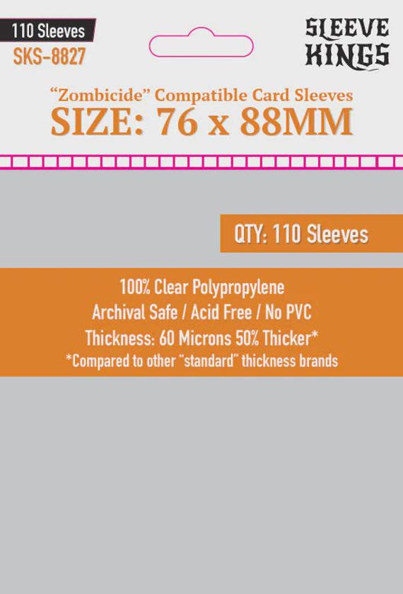 zombicide black plague card sleeves Zombicide: Compatible Sleeve Bundle (8801 X 2 + 8827 X 1) This sleeve bundle is perfect for the game shown Sleeve for the character card?