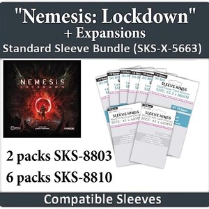 nemesis board game card sleeves Card Sleeves for Nemesis : r/boardgames