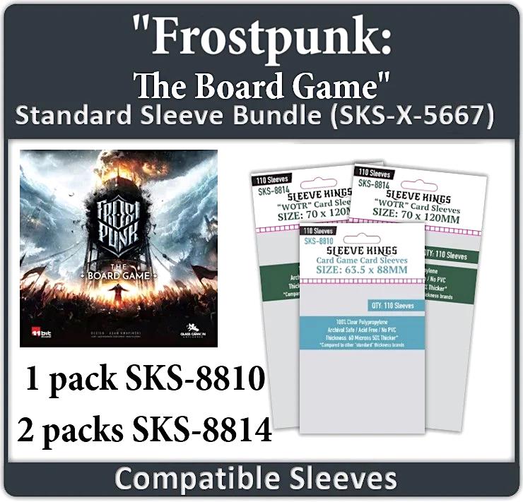 Frostpunk: The Board Game Compatible Card Sleeve Bundle (8810 X 1 + 8814 X 2)