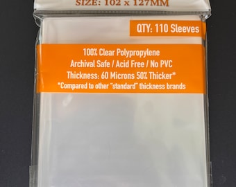 Sleeve Kings "Super Large" Sleeves (102x127mm) -110 Pack, -SKS-8820