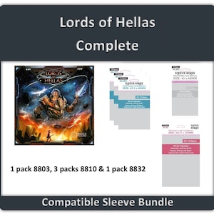 Lords of Hellas » Compatible Sleeve Bundle (8803 X 1 + 8810 X 3 8832 X 1)