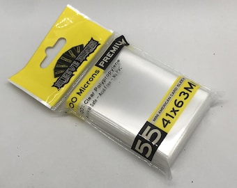 Premium Mini American Card Sleeves (41x63mm) -55 Pack, 100 Microns, SKS-9901