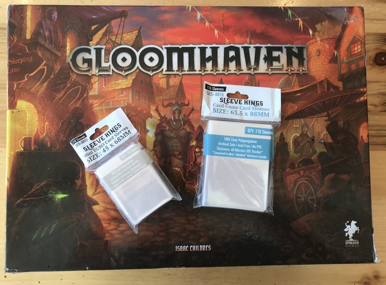 Gloomhaven Circles Solo Compatible Sleeve Etsy