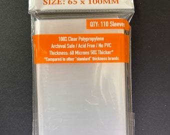 65x100mm card sleeves Amazon.com: Mayday Games 7 Wonders Sleeves (65x100mm)-80 Premium : Toys &  Games main image 0