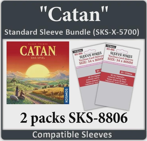 catan card sleeves Amazon.com: Gamegenic Premium Art Official Matte Protectors, 154-Count Set (120 Resource Card Sleeves, 34 Development Card Sleeves) Exclusive Artwork & Enhanced Gaming Experience : Toys & Games These board "Catan" Compatible Card Sleeve Bundle