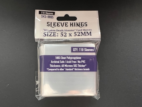 Sleeve Kings "kingdom Death Monster" Card Sleves (52 X 52mm) -110 Pack,  -SKS-8805 - Etsy