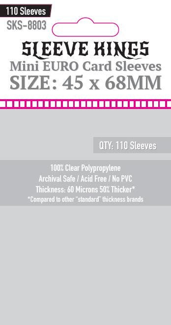 mini card sleeve size TitanShield (150 Sleeves) European Sized Board Game Sleeves ** Note Game Titles and their intellectual property rights are and TM of their respective rights holders Just Sleeves - Mini European