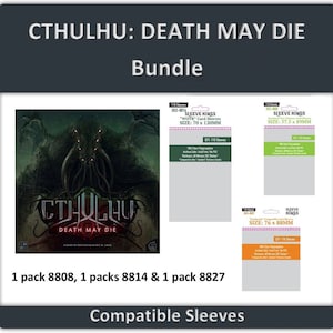 Ensemble de pochettes compatibles Cthulhu : Death May Die (8808 X 1 + 8814 X 1 8827 X 1)