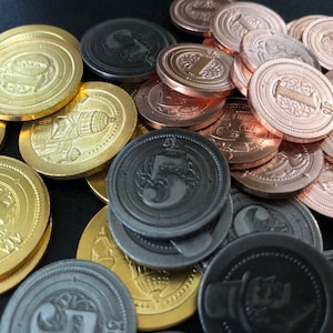 50 Metal Industrial Coin Jeu de mise à niveau set