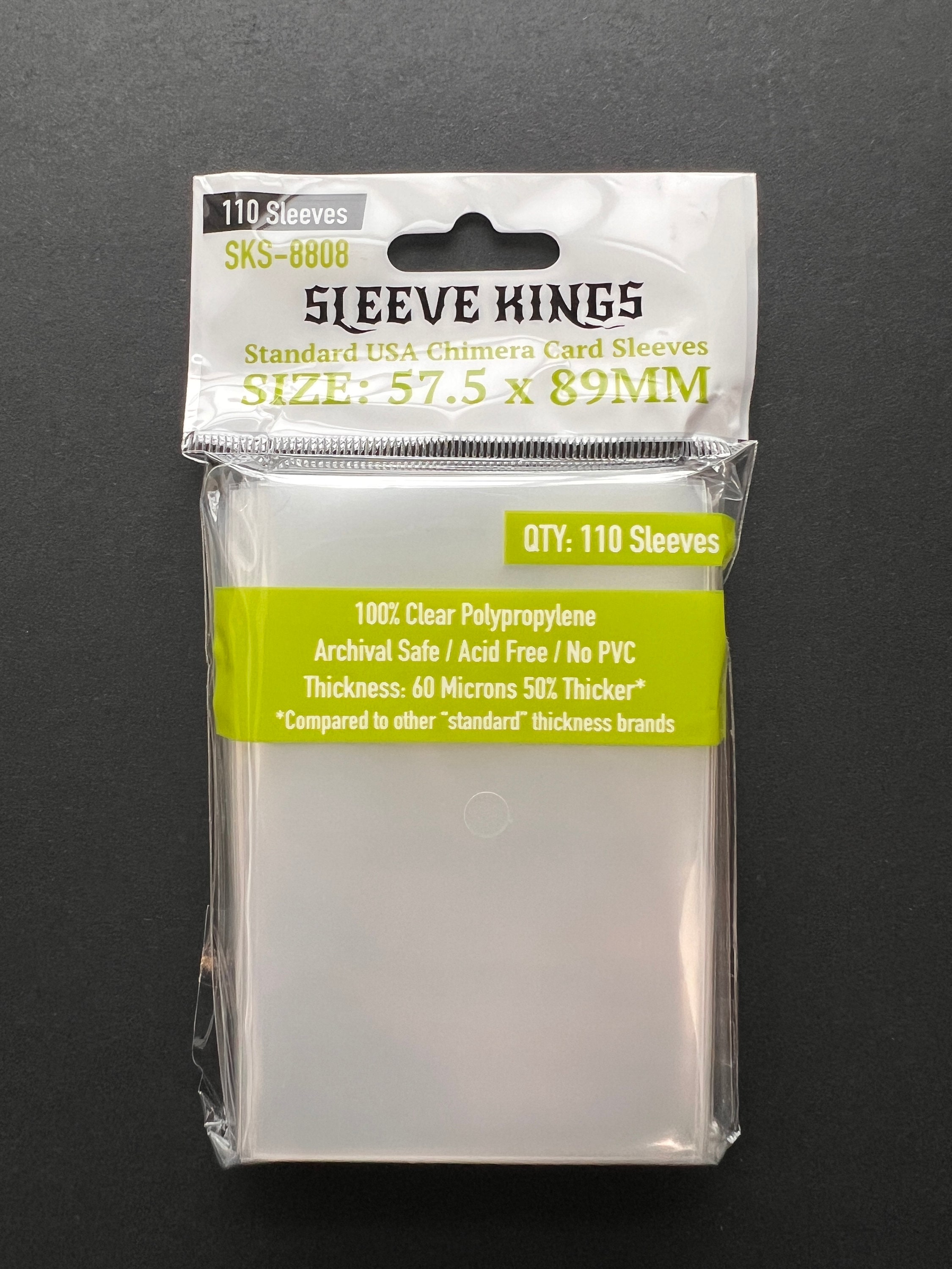 Perfect Fit Internal(Inner) Card Sleeves (63.5x88mm) - 110 Pack, 60 Microns  -SKS-7711