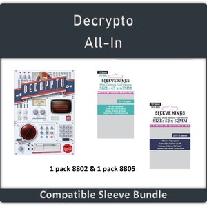 Decrypto ALL IN&quot; Compatible Sleeve Bundle (SKS-8802 x 1 + 8805 x 1)
