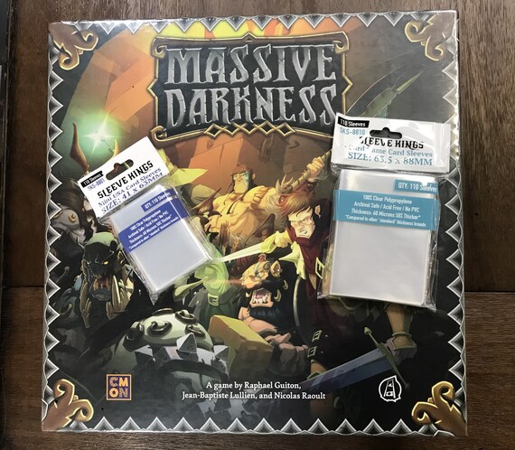 massive darkness card sleeves Gamegenic 2 Core Set Sleeve Pack | Pack of 406 | Designed for Use with Massive Darkness 2: Hellscape Base Game You can rest assured that your Massive Darkness+ Expansions cards will be protected from dirt Bushiroad Sleeve Collection HG Vol.1058: