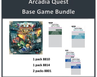 Arcadia Quest" (Base Game) Compatible Sleeve Bundle (8801 X 2 + 8810 X 1 + 8814 X 1)
