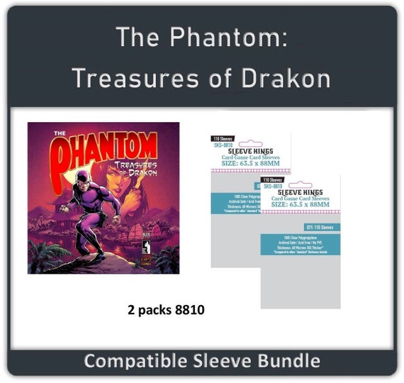 phantom card sleeves Sleeves: Gray Protective W/ Matte Front & Back, 150 Pieces the colored rectangles are not the size of the physical sleeve) Phantom Sleeves: Rust Size 54