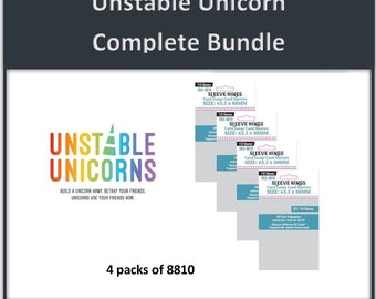 Unstable Unicorns" Complete Compatible Sleeve Bundle (8810 X 4)