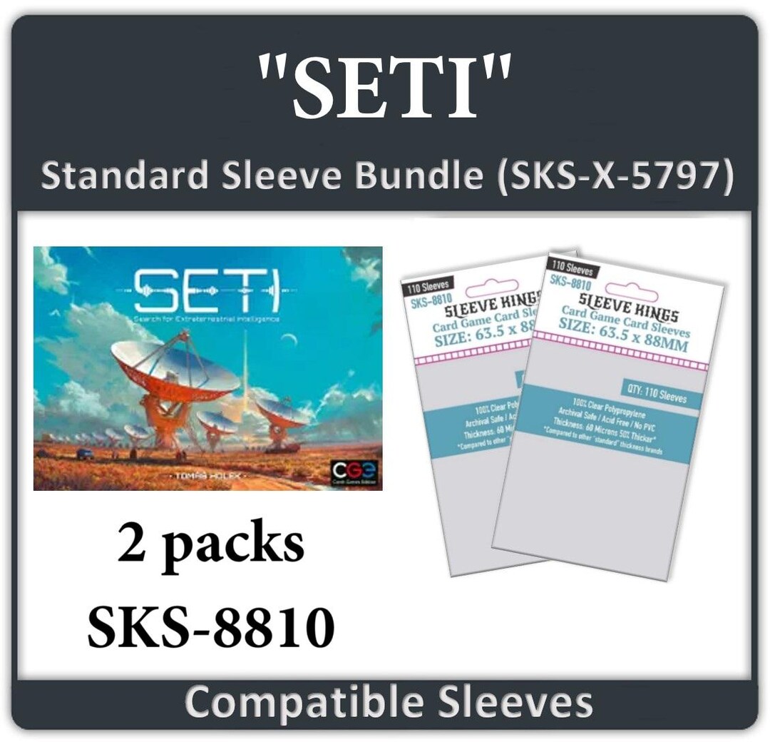 Seti" Compatible Card Sleeve Bundle (8810x 2) - Etsy Seti" Compatible Card Sleeve Bundle (8810x 2) - Etsy