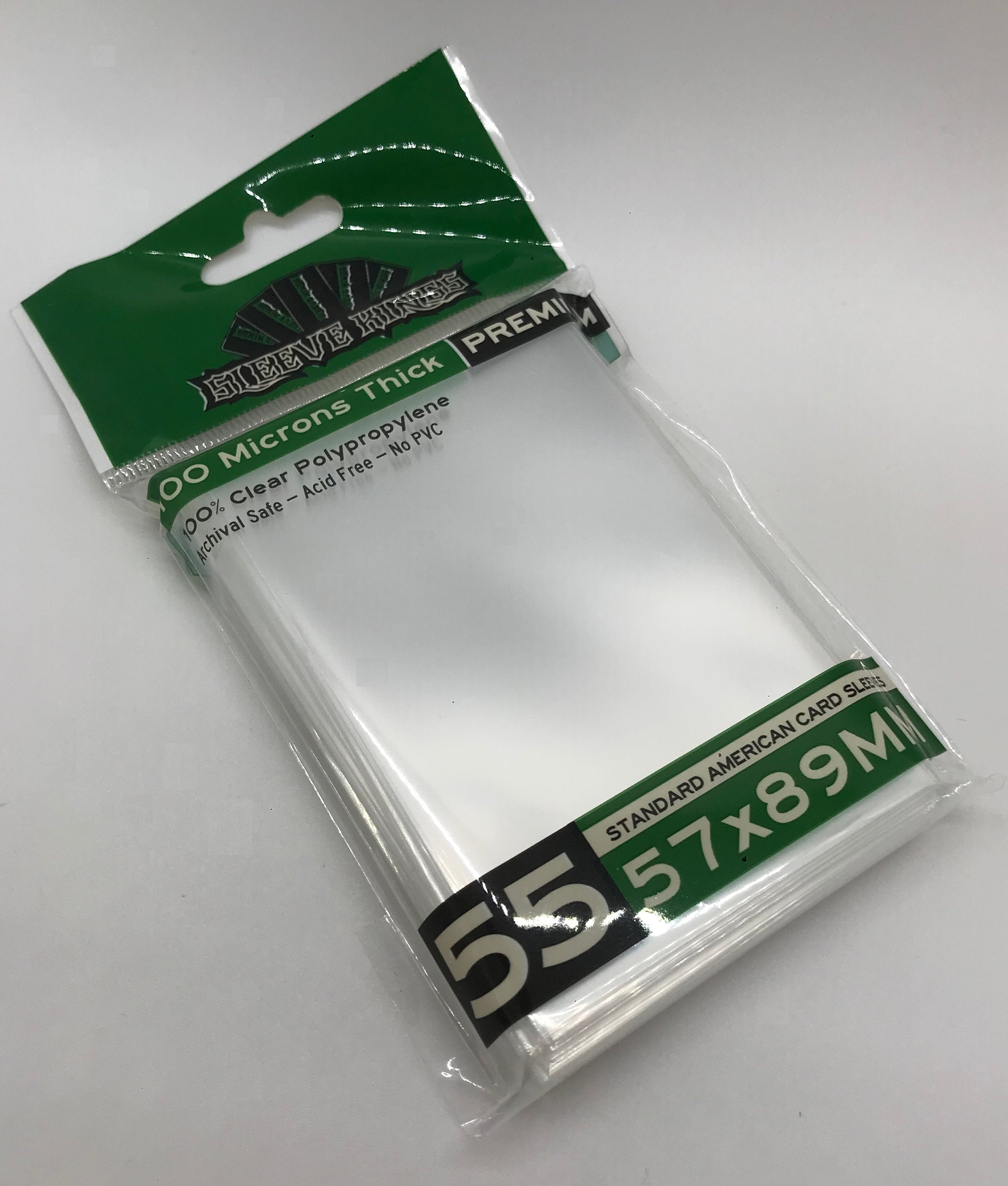 プレミアムスタンダードアメリカンカードスリーブ（57 x 89 mm）-55枚