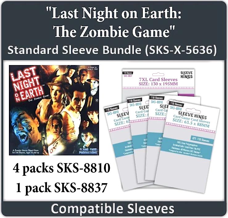 Last Night on Earth: The Zombie Game + Expansions Compatible Sleeve Bundle (8810 x 4, 8837 x 1) Last Night on Earth: The Zombie Game + Expansions Compatible Sleeve Bundle (8810 x 4, 8837 x 1)