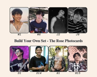 The Rose Kpop-pc's, fotokaarten, Woosung, Hajoon, Dojoon, Jaehyeong, Hobihearteu Shop